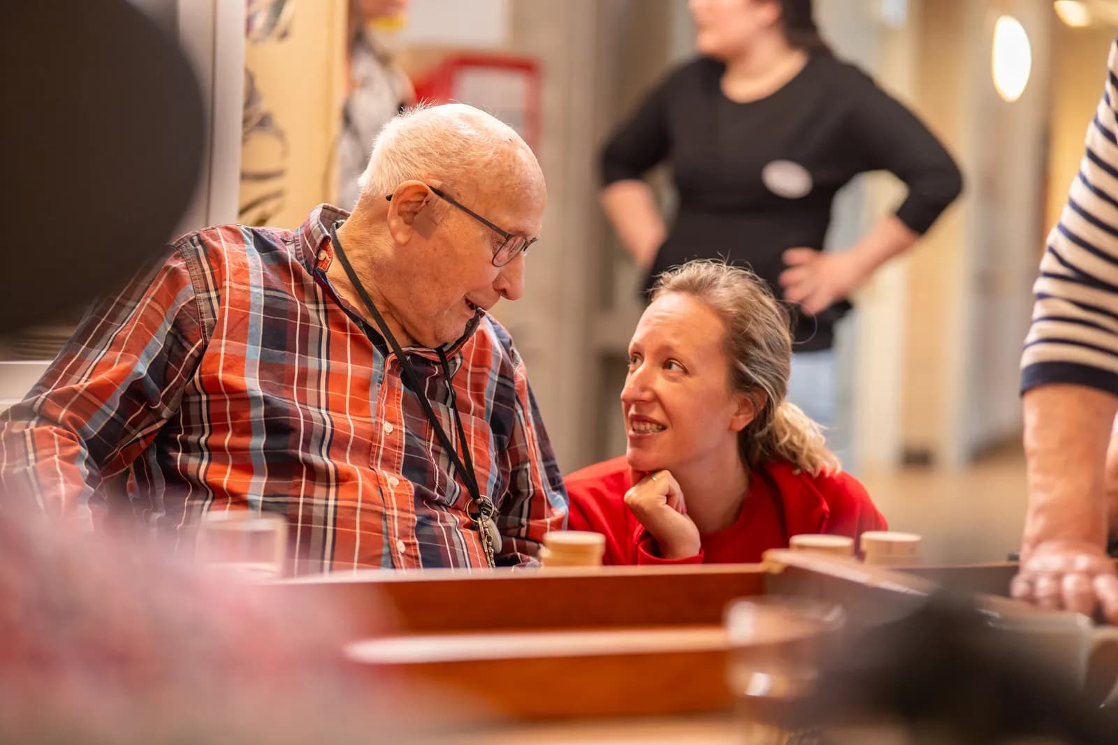 Collega Jente met oudere