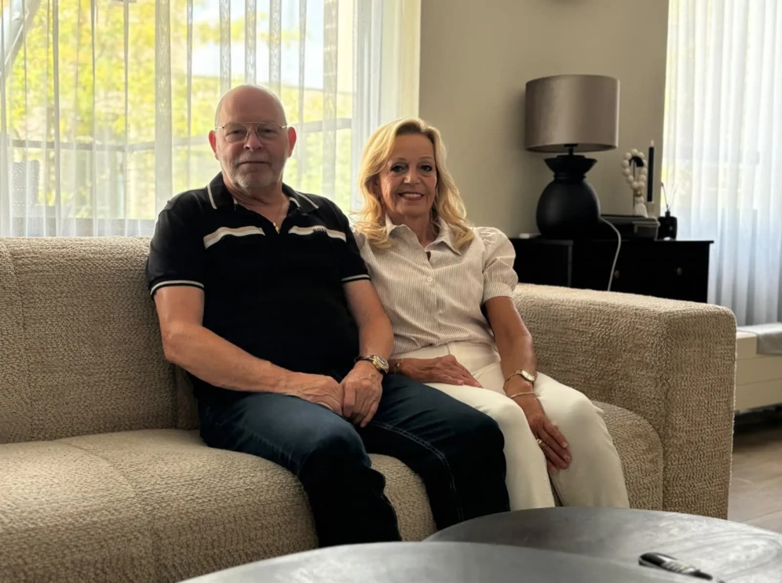 Anneke en Rinus thuis