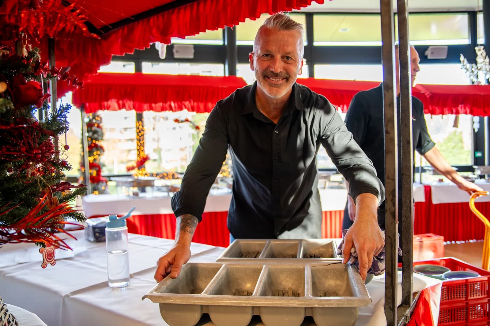 Collega Patrick in de horeca