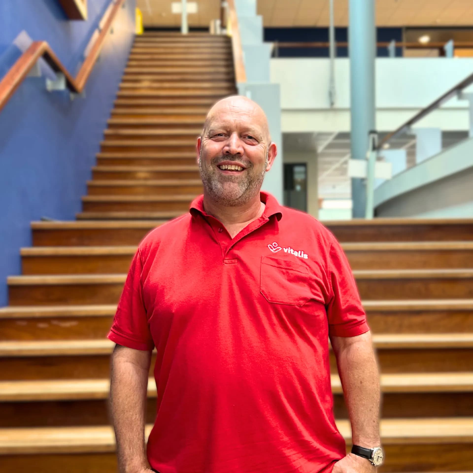 Marc, collega bij Vitalis