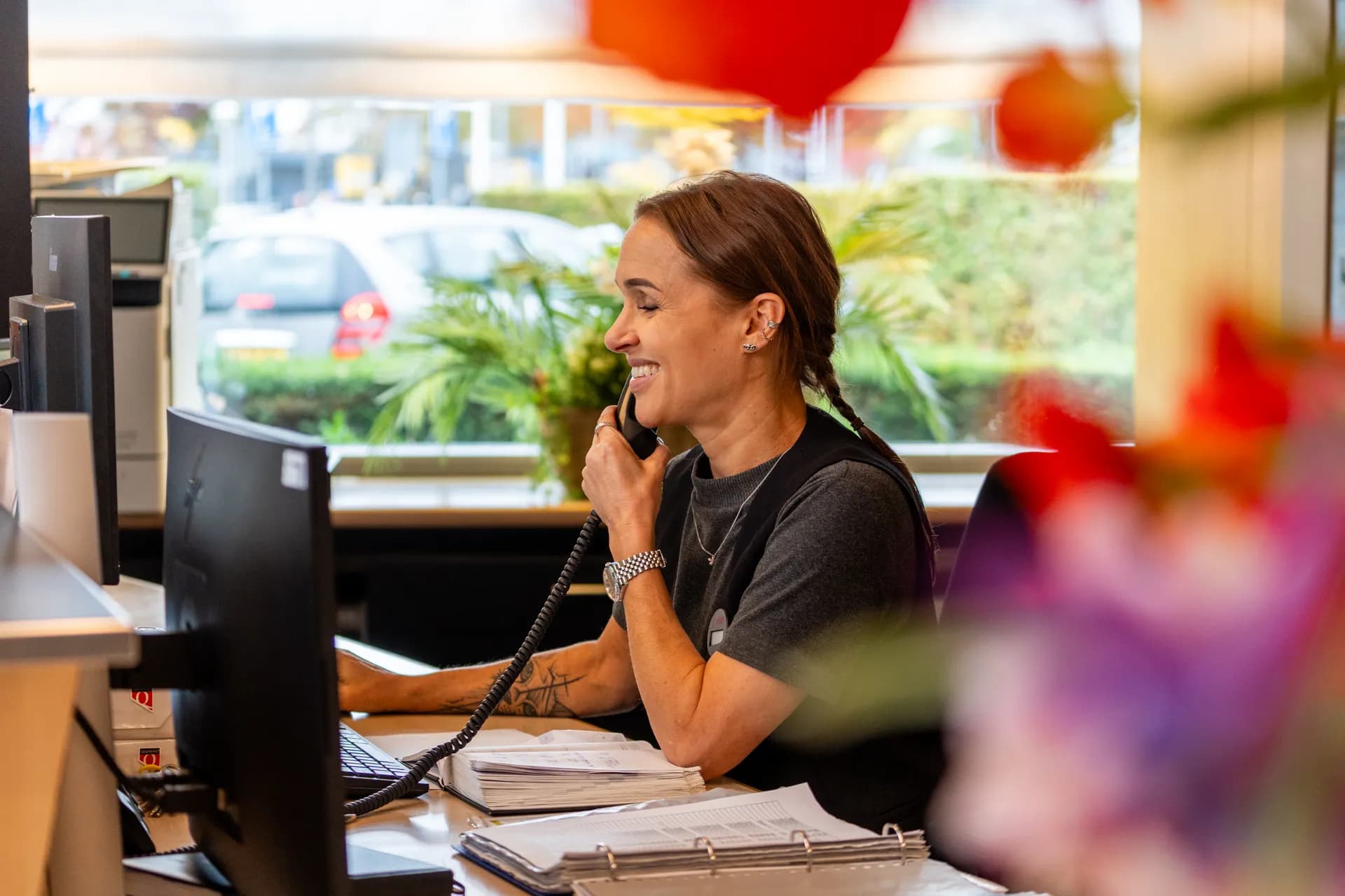 Maud receptioniste